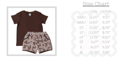 Shorts Size Chart