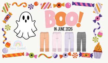 (PREORDER-BOO IN JUNE) TRIPLE RUFFLE LEGGINGS