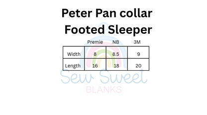 Peter Pan Collar Footed Sleeper