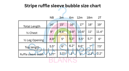 STRIPE PUFF SLEEVE BABY BUBBLE
